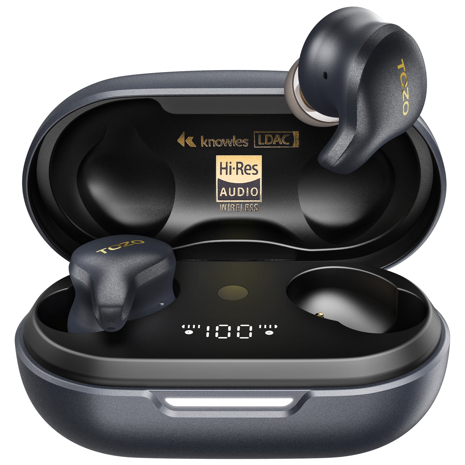 TOZO golden x1 wireless earbuds galaxy blue/black