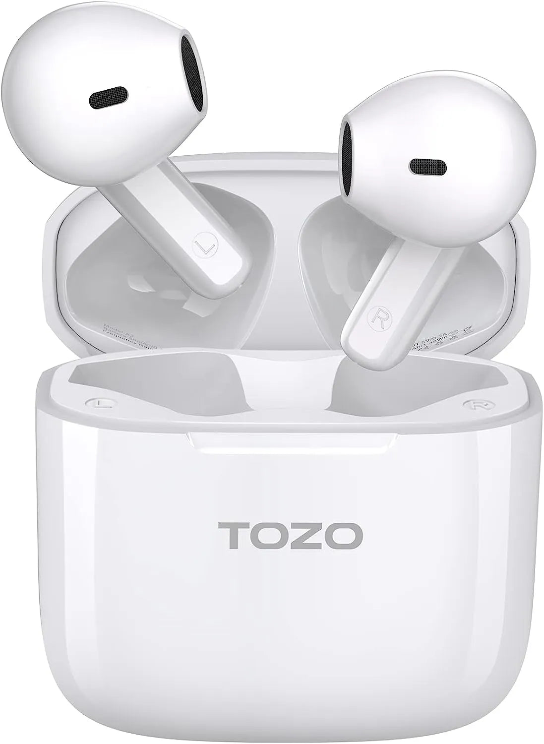 TOZO a3 half in-ear liightweight earbuds white