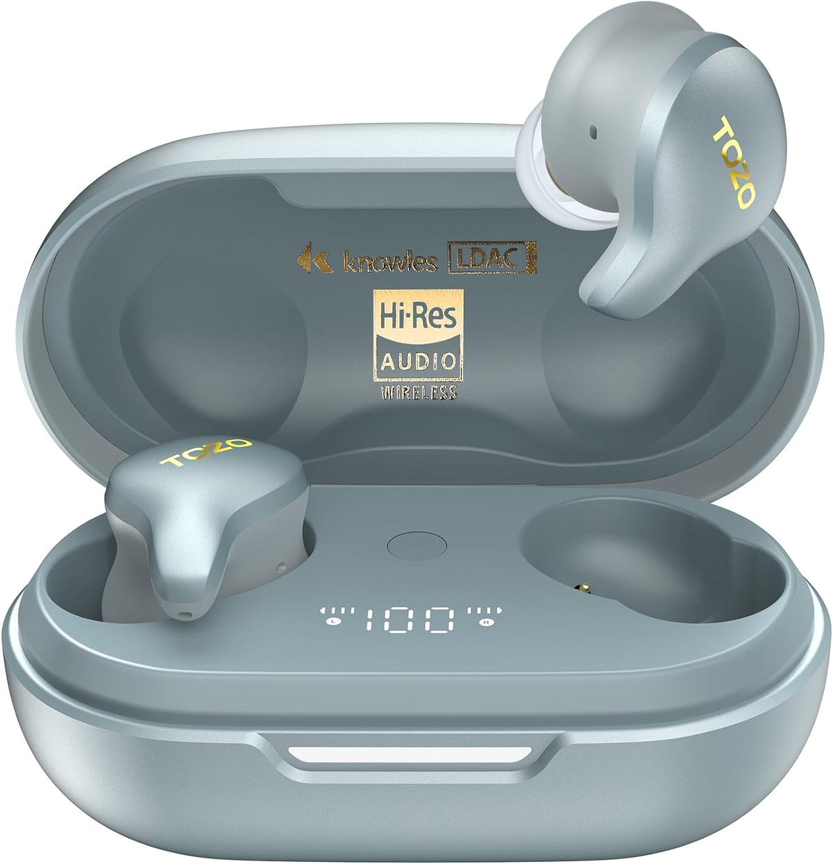 TOZO Golden X1 Wireless Earbuds with Balanced Armature Driver and Hybrid Dynamic Driver