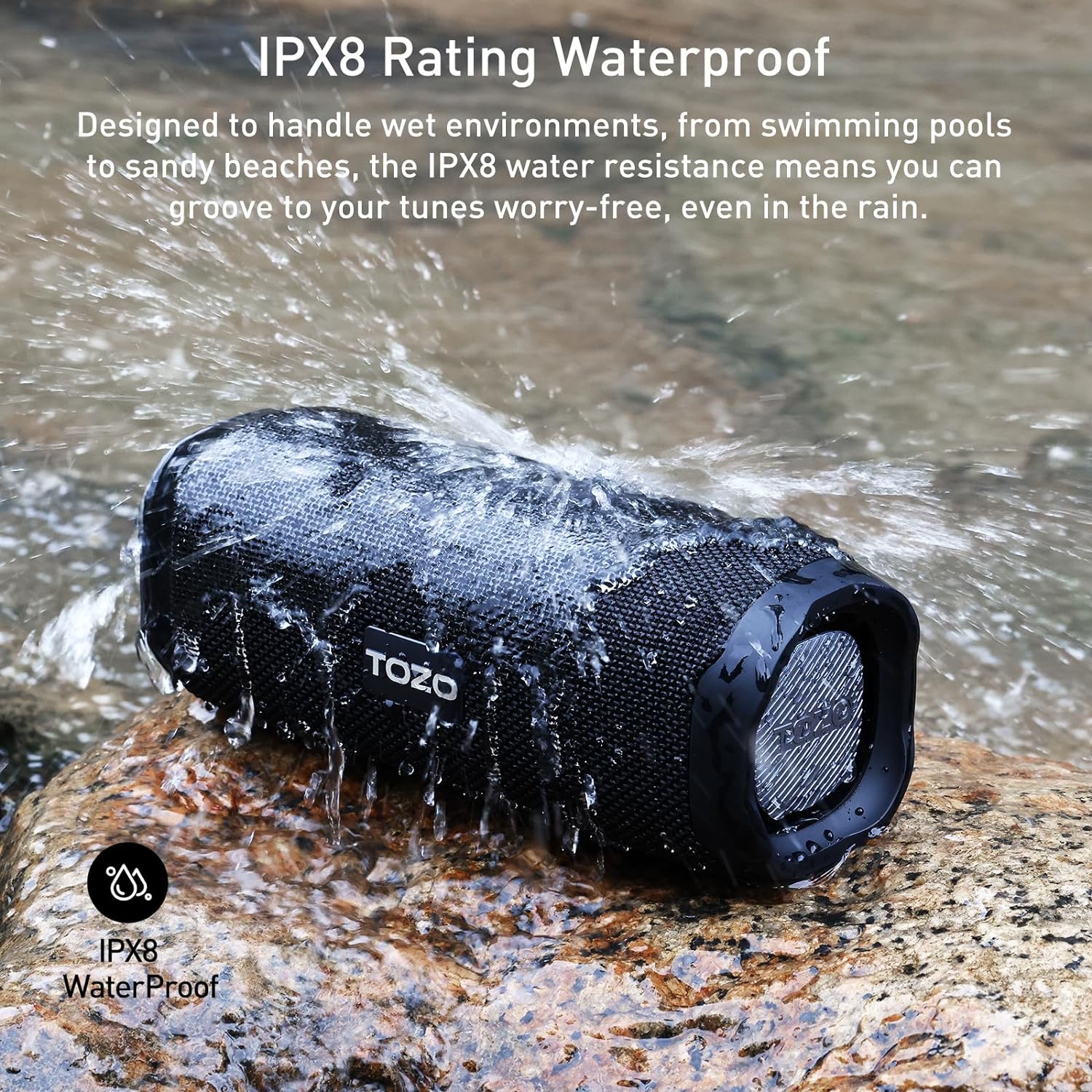 Ipx8 sales bluetooth speaker