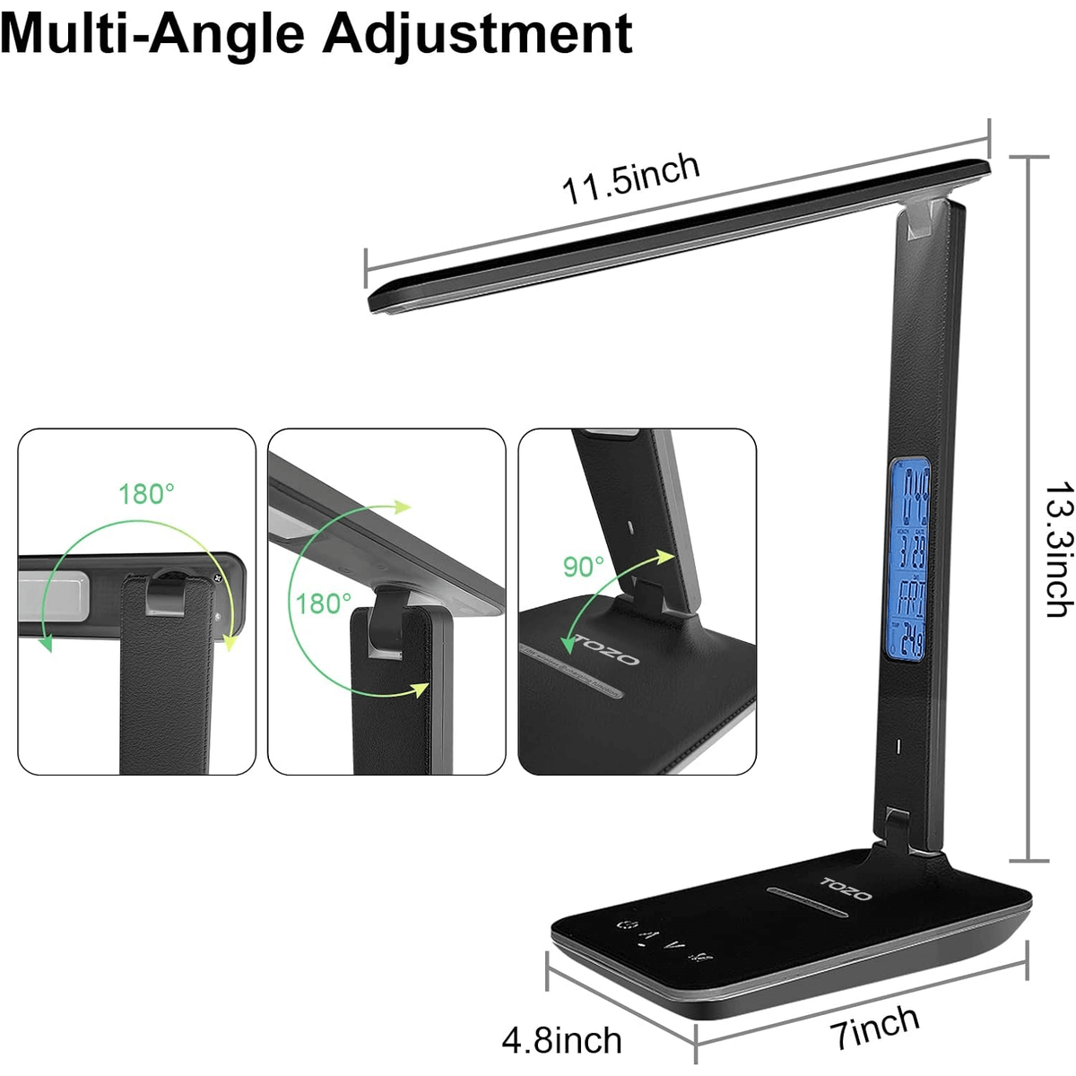 TOZO DL800 Desk Lamp with Wireless Charger