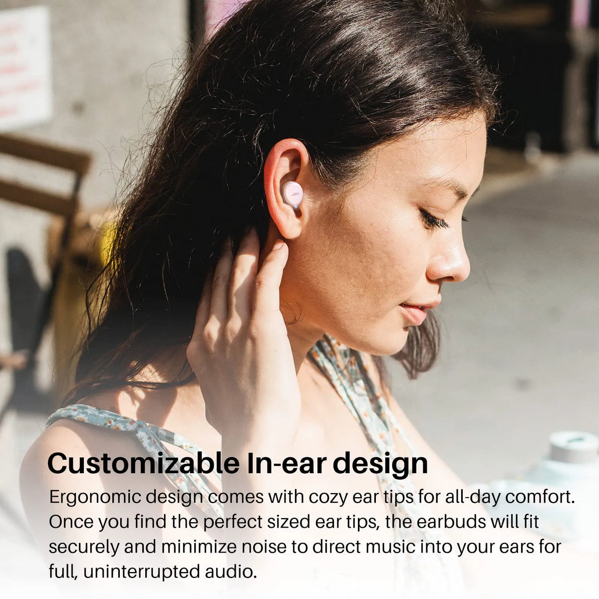 TOZO A1 Wireless Earbuds lightweight design for comfort &amp; convenience ear-fit.