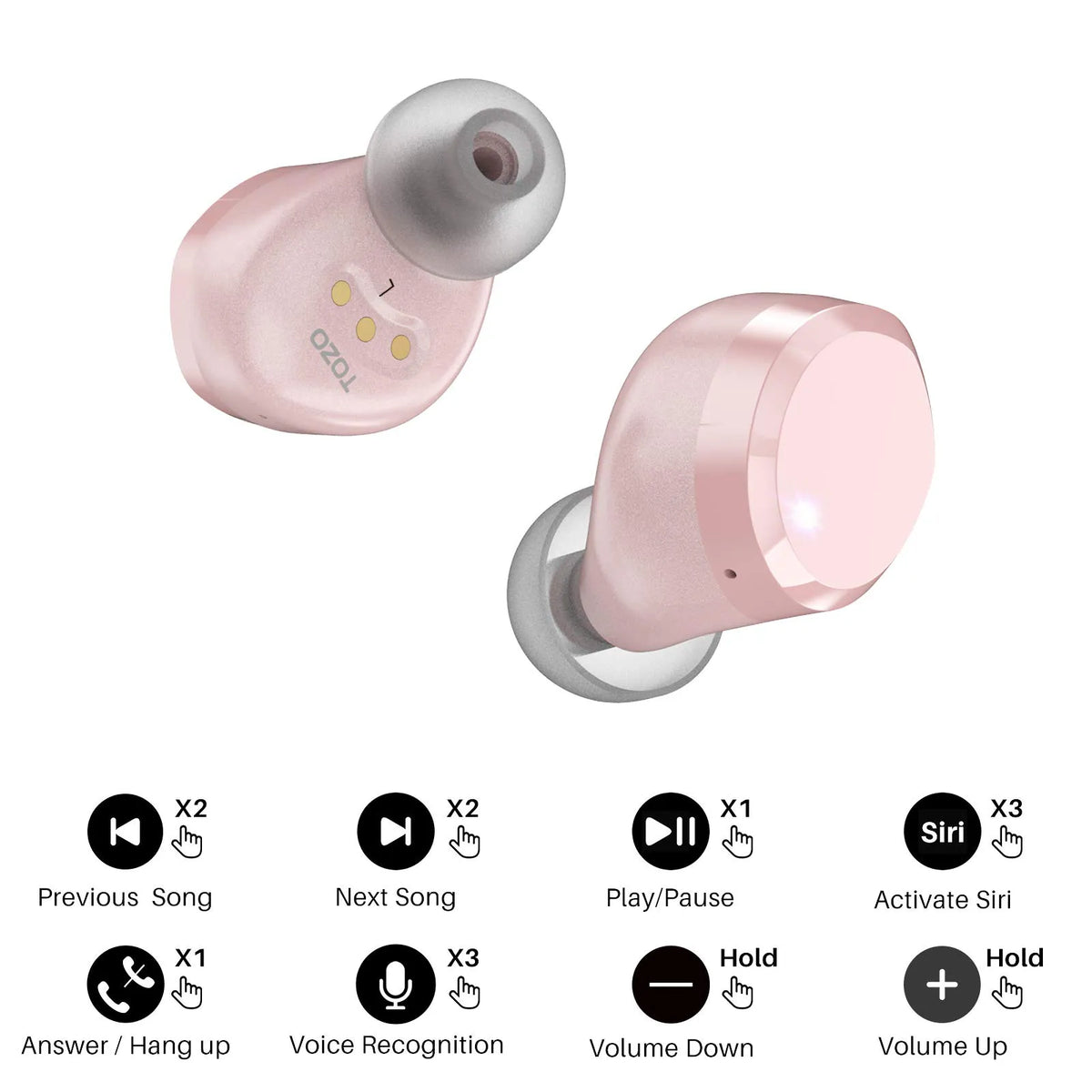 TOZO T12 Wireless Earbuds Bluetooth 5.3 Technology &amp; Easy Pairing