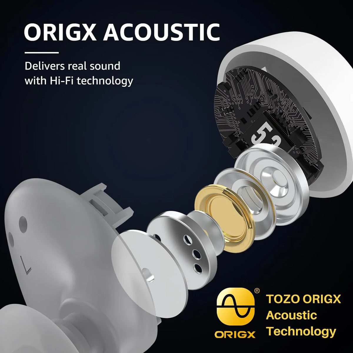 tozo a1 white origx acoustic