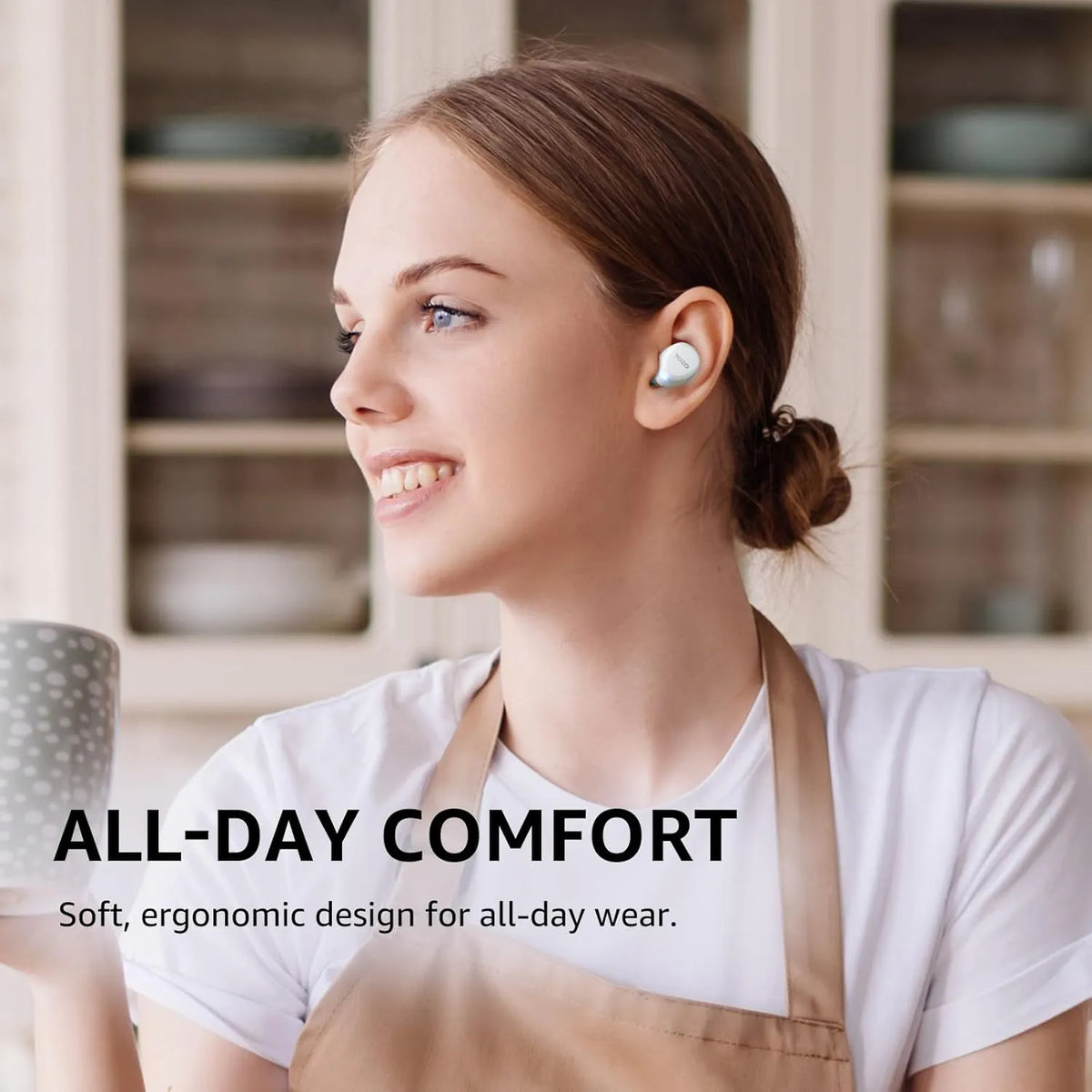 TOZO a1 matte white all-day comfort