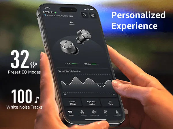 e1 earbuds personalized experience