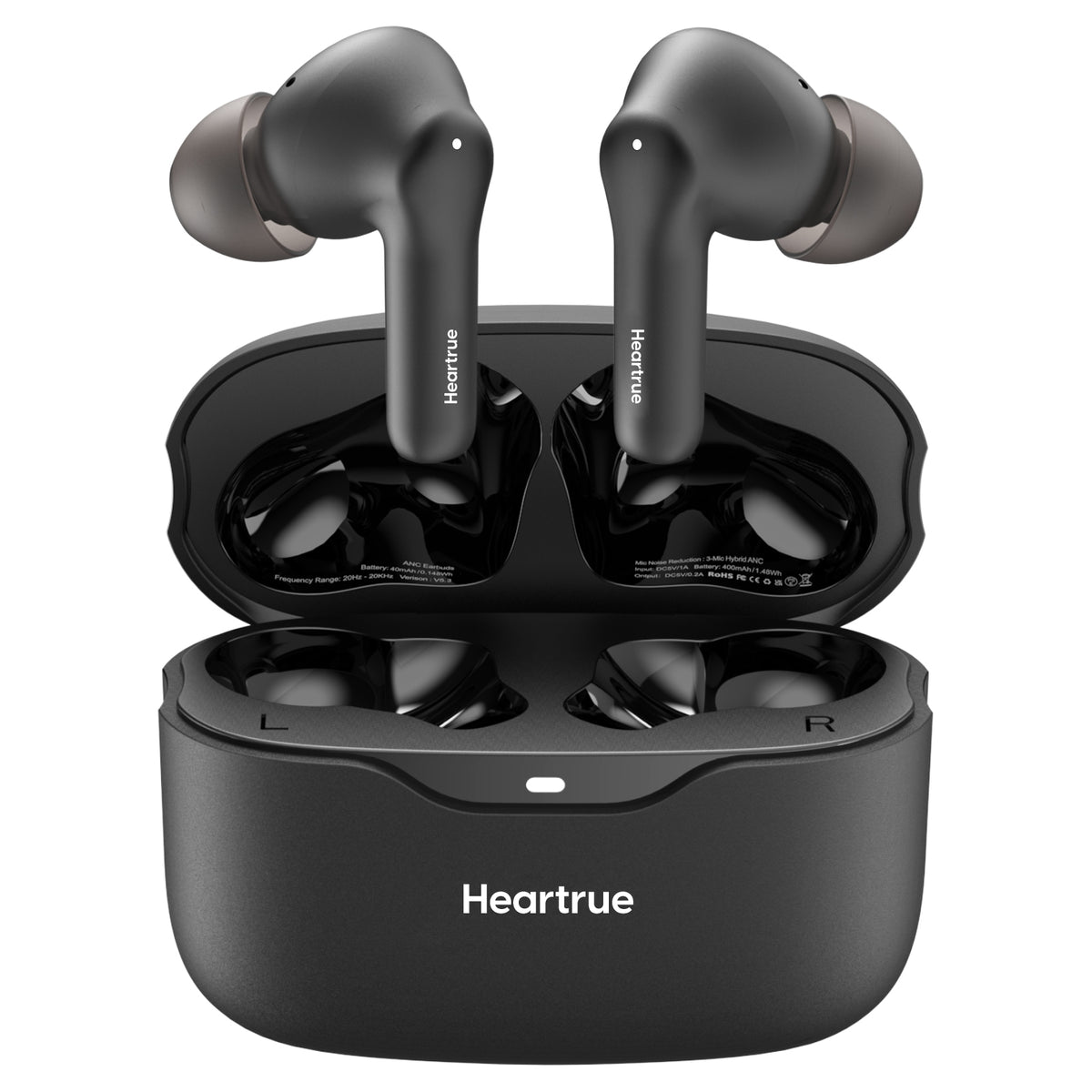 Heartrue AeroWave Pro Wireless Earbuds with Wireless Charging Case IPX8 Waterproof Stereo Headphones