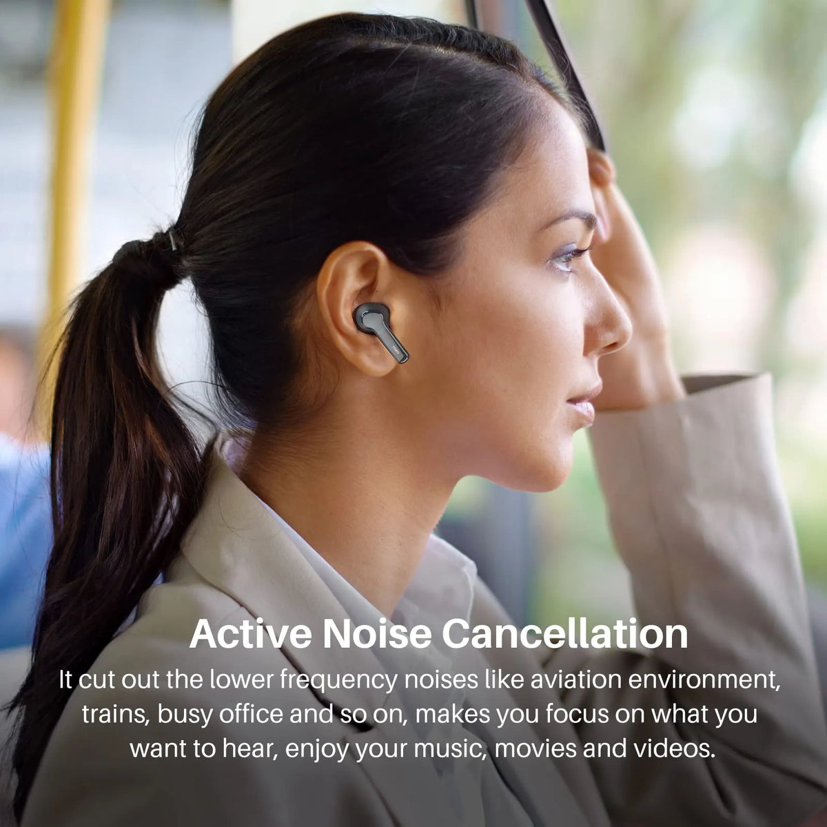 TOZO NC2 Hybrid Active Noise Cancelling Wireless Earbuds