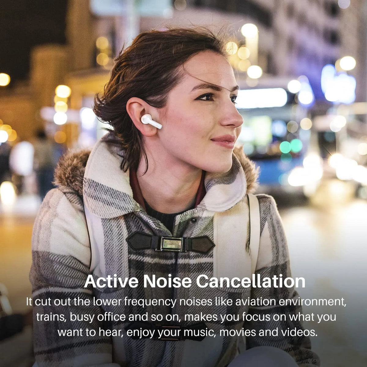 TOZO NC2 Hybrid Active Noise Cancelling Wireless Earbuds