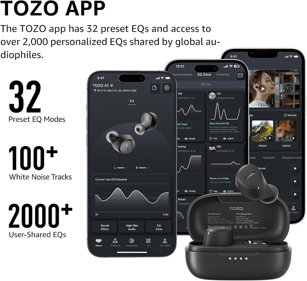 TOZO A1 Mini Wireless Earbud TOZO Official