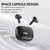 TOZO e2 wireless earbuds black