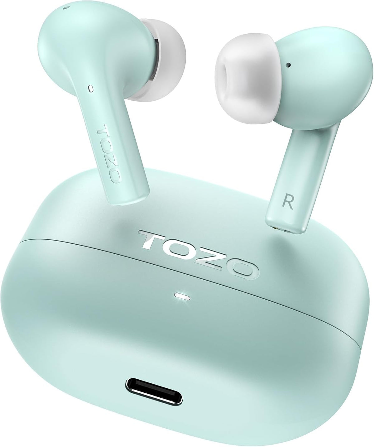 TOZO e2 earbuds green